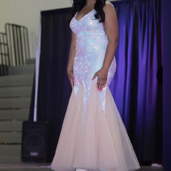 Iridescent Windsor Prom Store Iridescent Prom Pageant Dress From
